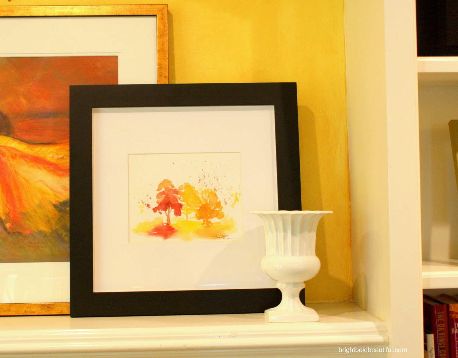 Autumn Colors Watercolor Painting