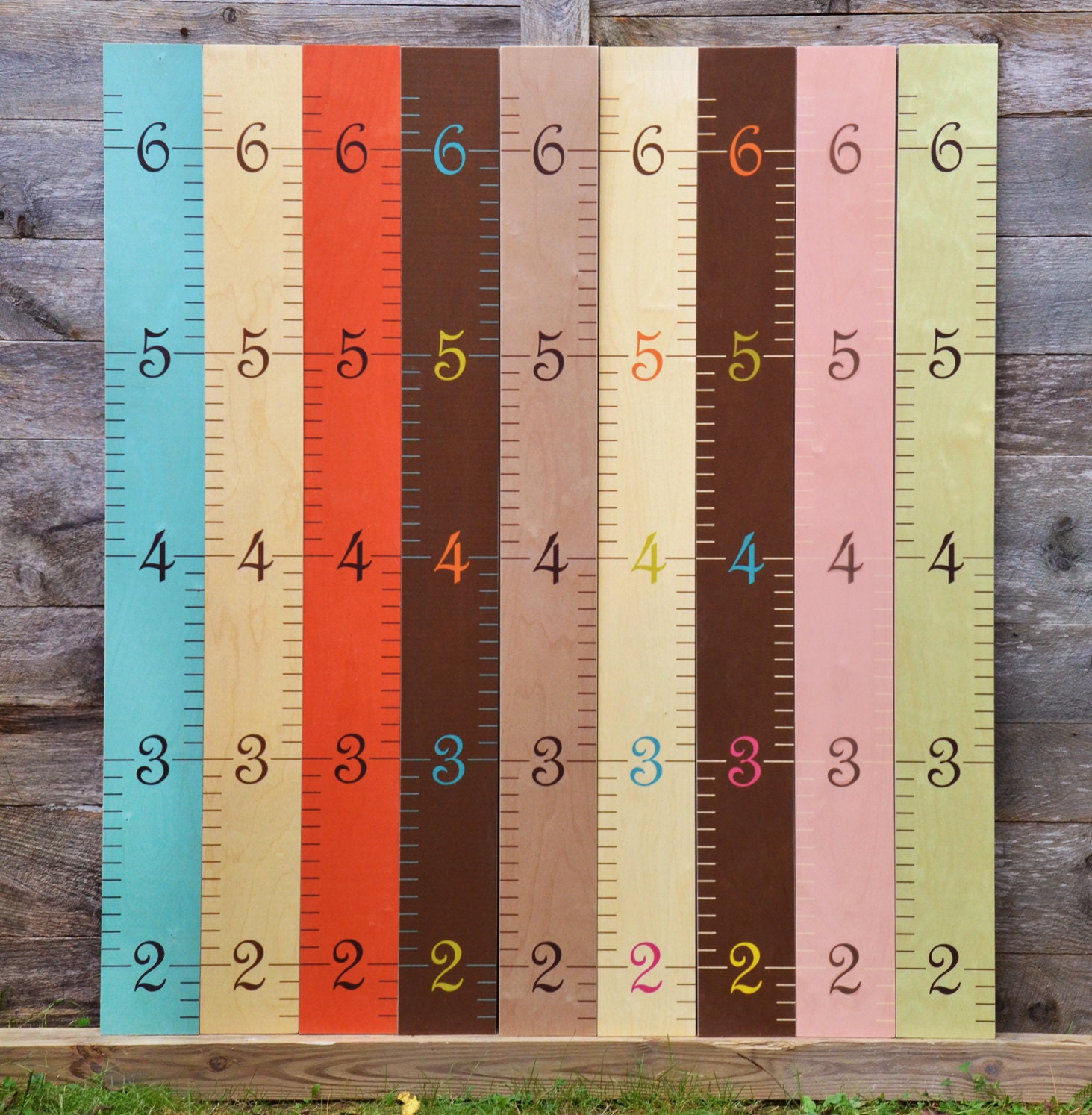 Wooden Ruler Growth Chart - Height Chart - Growth Ruler