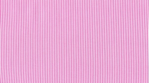 skinny stripe fabric in pink by dear stells in half yards