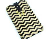 Leather iPhone  / new iTouch Case - Zig Zag Chevron