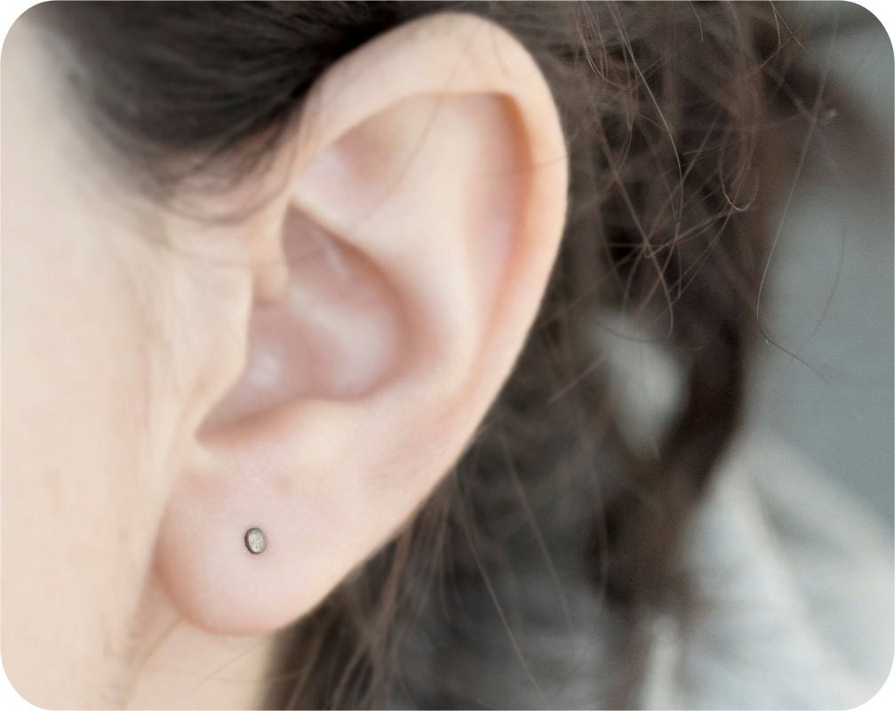 Minimalist Posts // Sterling Silver Earrings