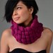 27% OFF - Woven Cowl in Peony