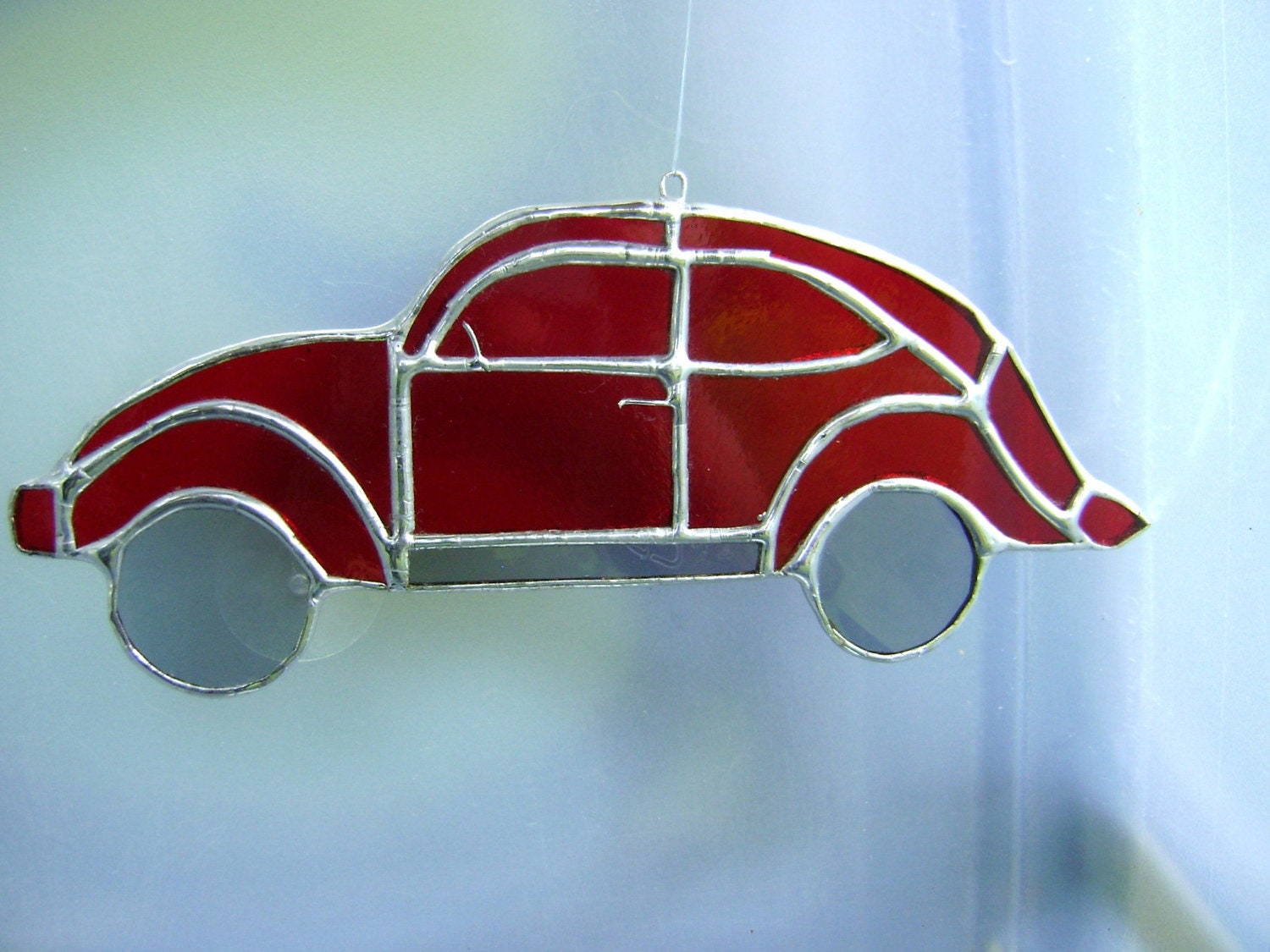 Volkswagen Beetle DISCOUNT SALE Bug Stained Glass Suncatcher Hippie Vintage Retro 60s Birthday Housewarming Christmas Gift