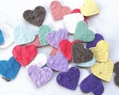 200 Plantable Seed Paper Confetti  - diy wedding favors, place cards, save the date cards, creative invitations