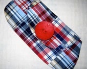 Wallet  Wristlet Purse Clutch Bridesmaids Gifts - Preppy Plaid Womans Fashion