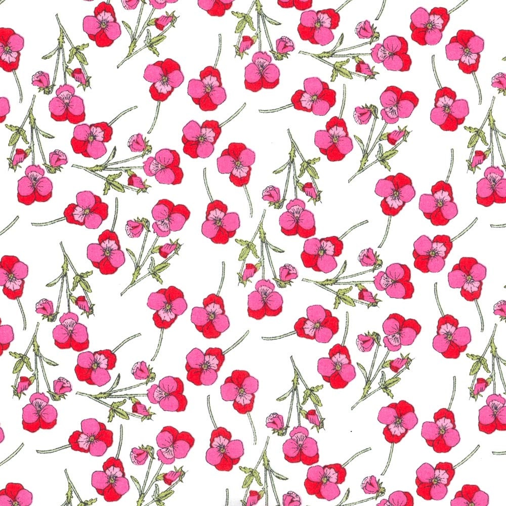Liberty Tana Lawn Fabric Ros Pink Fabric Fat Quarter