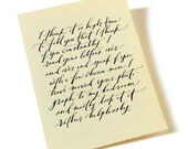 Love Letter Transcription