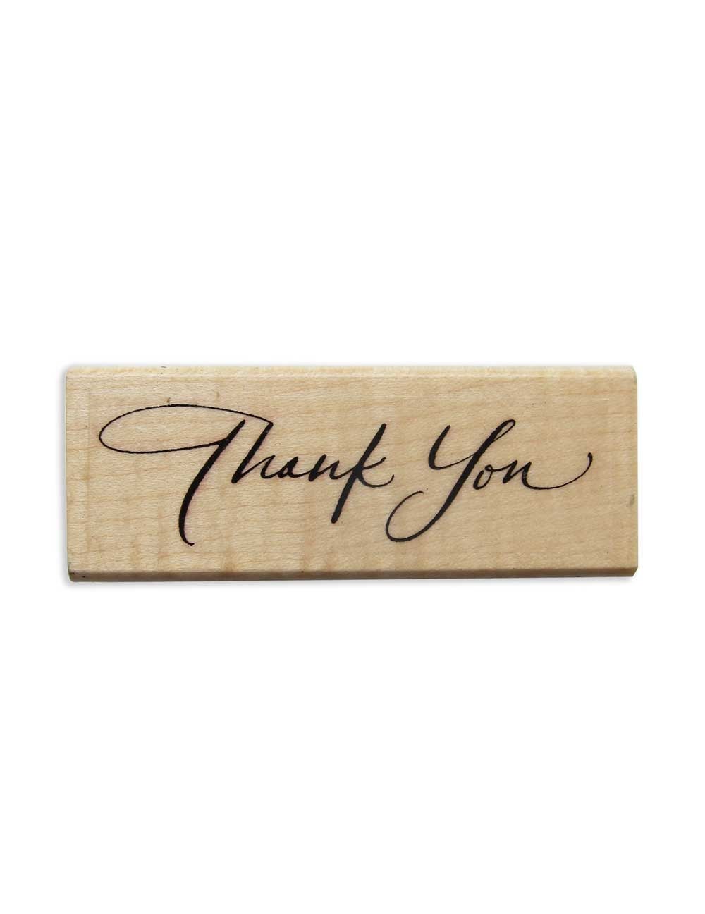 Thank You -  calligraphy stamp