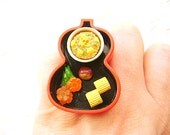 Japanese Food  Ring  Miniature Food Jewelry