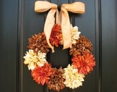 Autumn Spice, Fall, Autumn Wreaths, Fall Decor, Front Door Wreaths, Holidays, Thanksgiving, Harvest