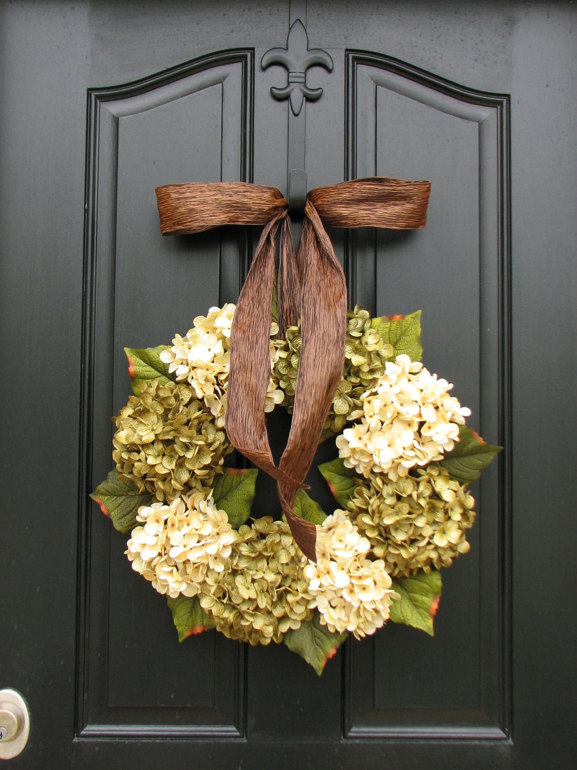 Wreaths - Hydrangea Wreath - Hydrangea Blooms - Wedding Decor - Wreath for Spring