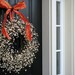 Berry Wreaths - Autumn Wreaths - Halloween Decor - Orange - Cream - Pumpkin - Door Decorations