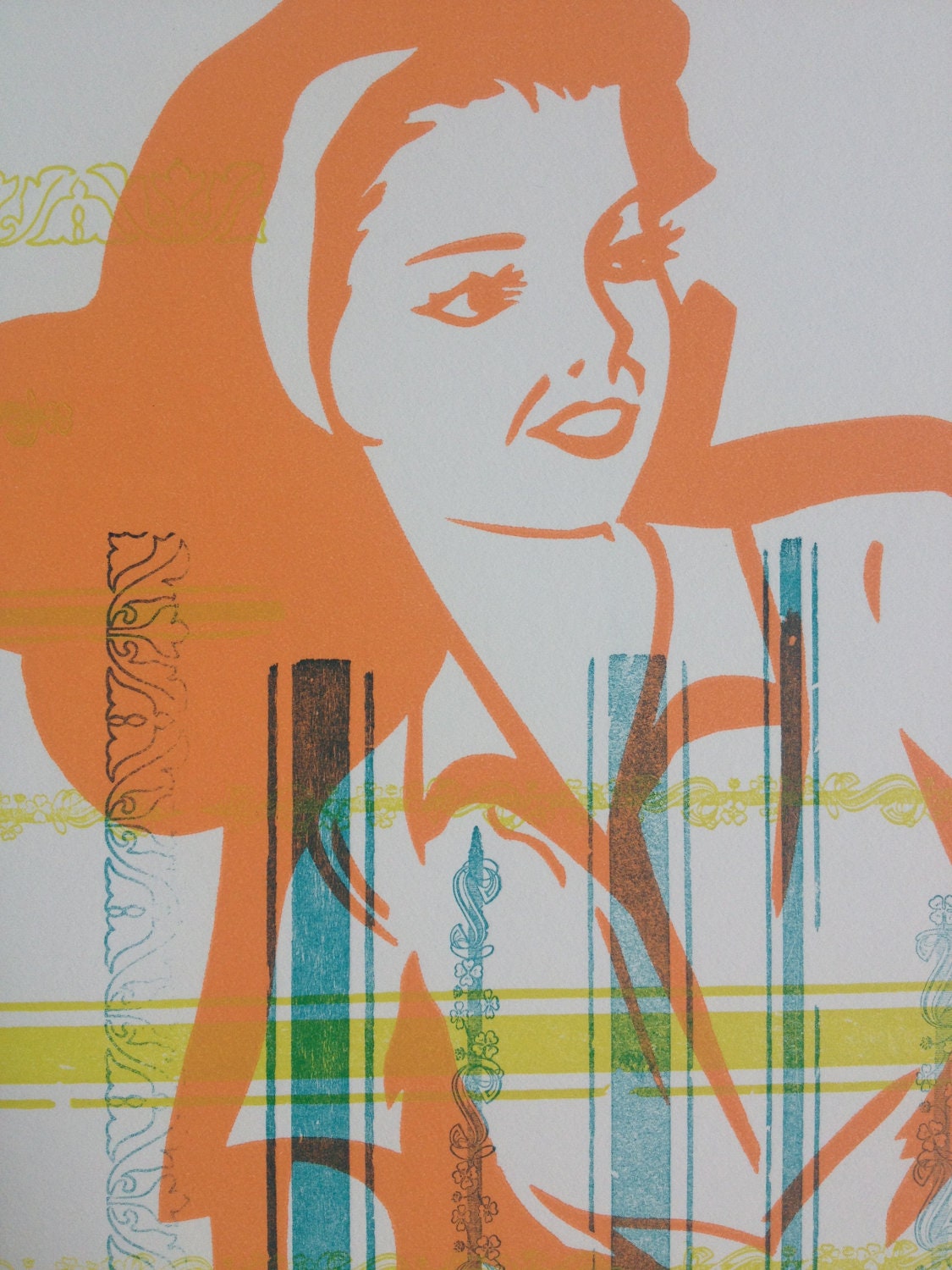 First Aid Kit Letterpress Gig Poster