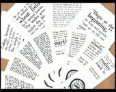 FULL GIFT SET Bookish quotation notecards & bookmarks - literary gift for the bibliophile