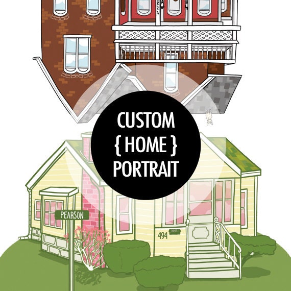 Custom Home Portrait and Archival Prints