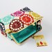 Cosmetic pouch - Colorful viewfinders - metal frame clutch bag
