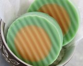 Cucumber Cantaloupe Soap One Handmade Cold Process Soap With Shea Butter 3 to 4 Ounce  Body Bar