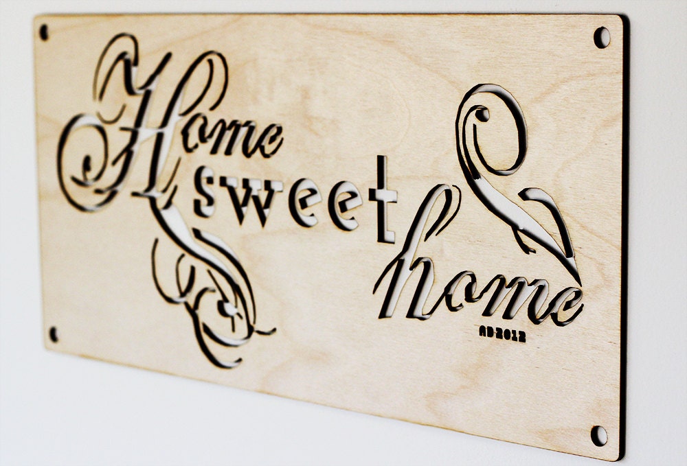 Home Sweet Home wall art modern sampler