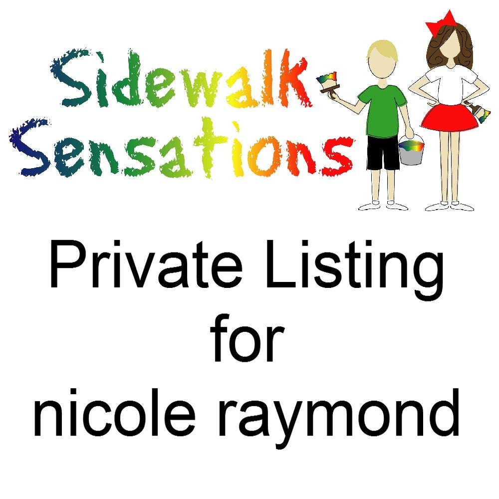 sidewalk paint mini-stack party favors - set of 16 PRIVATE LISTING for nicole raymond