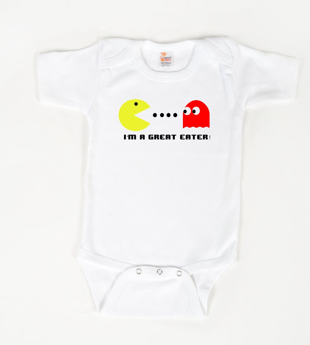 I'm a great eater Pac-man inspired bodysuit