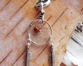Dreamcatcher Charm Dreadlock Bead Silver Accessory Extension Accessories Dread Boho Bohemaian Hippie Silver