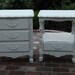Cottage White French Bedside Table Set - set of 2