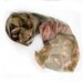 Hand painted silk chiffon scarf Green Ginkgo leaves-Green,beige,sands,hand painted silk scarf RESERVED to YIN QIN