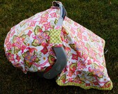 Bohemian Festival Car Seat Blanket (Car Seat Canopy with Elastic)