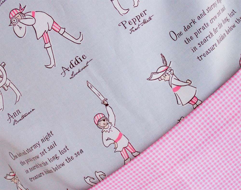Out to Sea Girl Car Seat Blanket (Car Seat Canopy with Elastic)