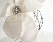 Silk Dupioni Handmade Flower Headband