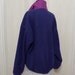 Vintage Fleece Jacket/ Columbia Fleece Coat/ Southwest-Inflected /Men / Women / Medium / Purple / Indigo