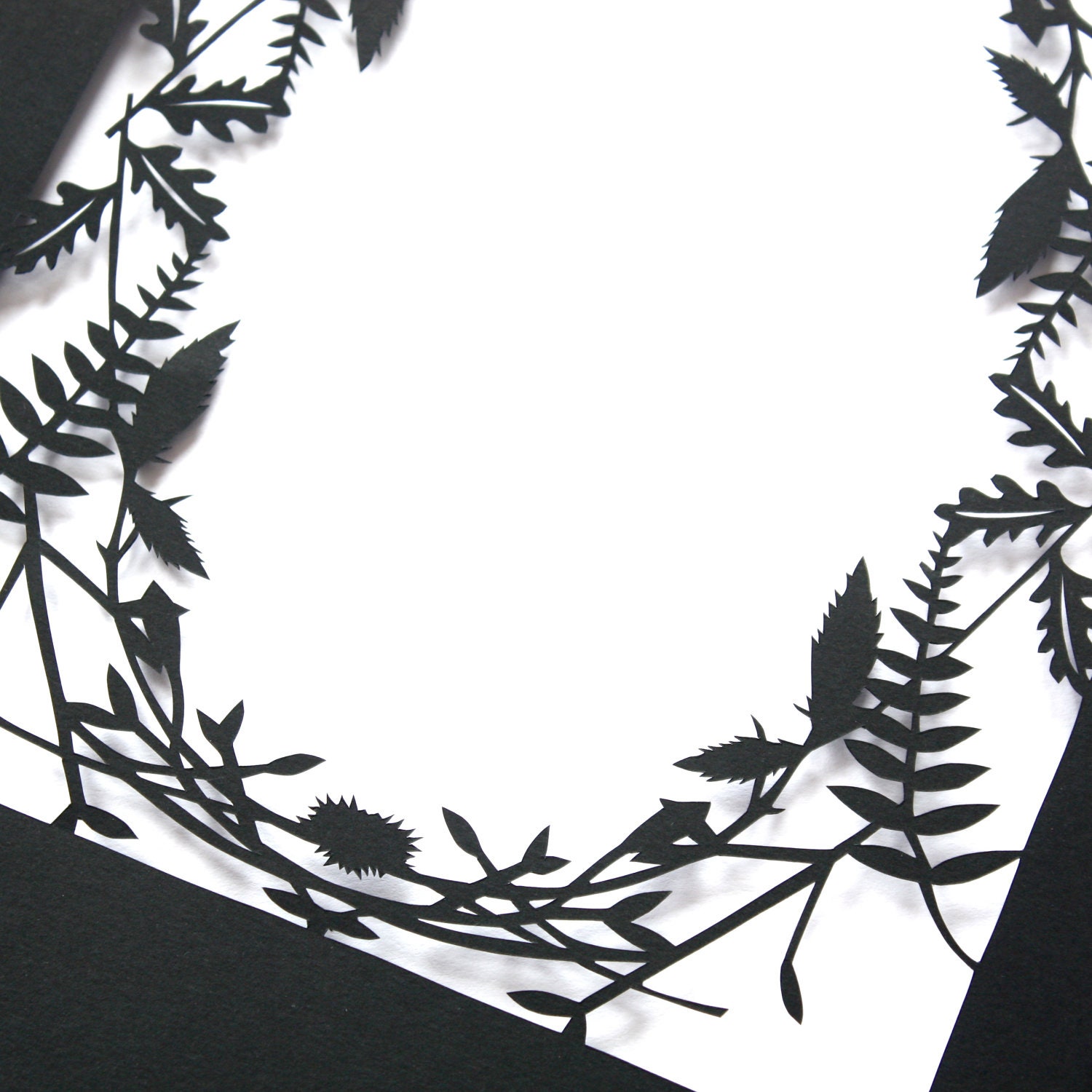 Botanical Paper Cut Lace - Branches & Ferns