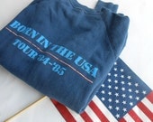 Authentic Vintage 1985 Bruce Springsteen and the E Street Band Concert Tour Sweatshirt / Mens M L / Womens XL