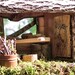 Woodland Fairy House Garden Cottage Custom One Of A Kind Handmade with Fairy Furniture Moss Twigs Fully Furnished All Natural
