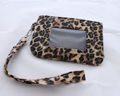 Zip ID Case Wallet Coin Holder Pouch animal print cheetah leopard
