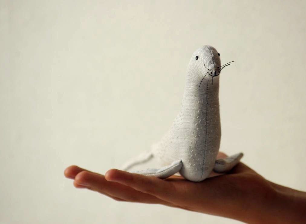 Seal. Soft sculpture