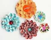 Multi Layered FLOWERS Assortment - 5 count