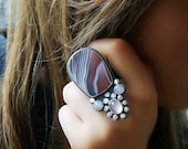 Add One Drop of Magic - Botswana Agate Sterling Silver Ring