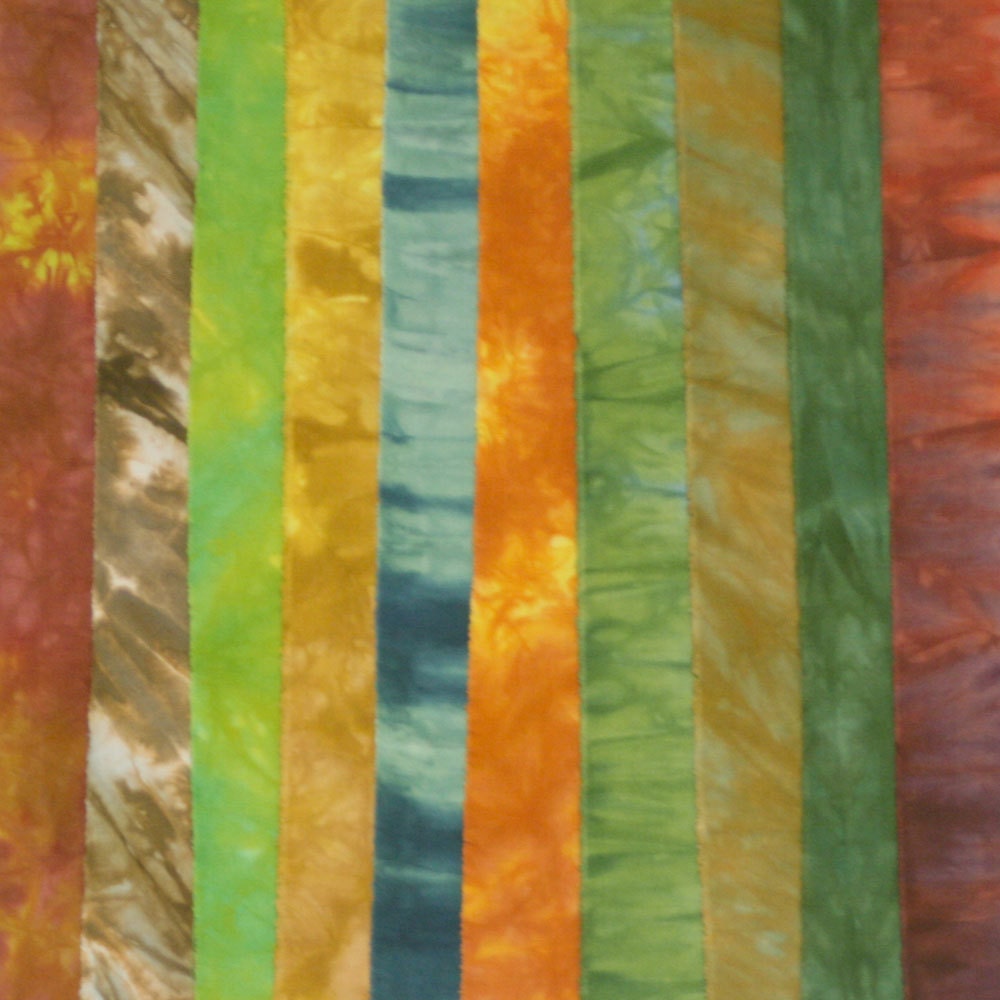 Hand Dyed Fabric AUTUMN Stash Pack - 10 Fat Eighths