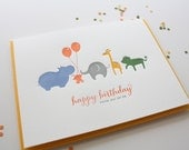 Letterpress Birthday Greeting Card - All of Us