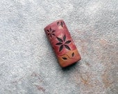 Sunset - polymer clay focal bead