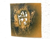 Vintage Japanese Stencil Bamboo Katagami S819 In Showa Period