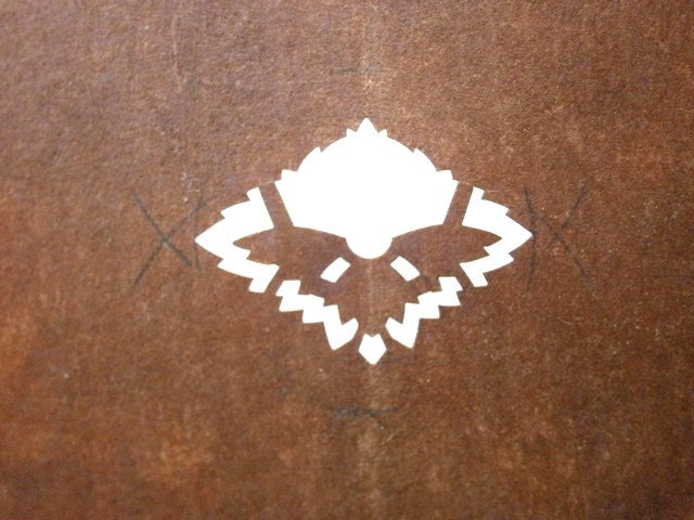 Japanese Stencil Family Crest Vintage D113
