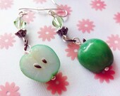 Granny Smith Apple Earrings