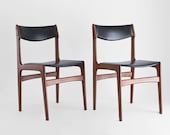 Mid Century Teak Wood Chairs - Modern, Dining, Danish, Retro
