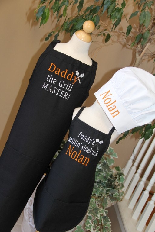 Personalized Embroidered Adult Junior teen Teacher FATHER SON set or brother sister SIBLING
