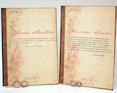 Romantic Quotes Vintage Book Cover Table Cards - Book Or Movie Themed Table Number Cards - Special Events - Weddings