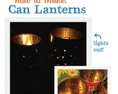 How to Make: Can Lanterns Pattern PDF Printable