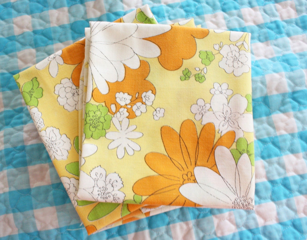 Fine Little Fat Quarter ----- Vintage Sheet