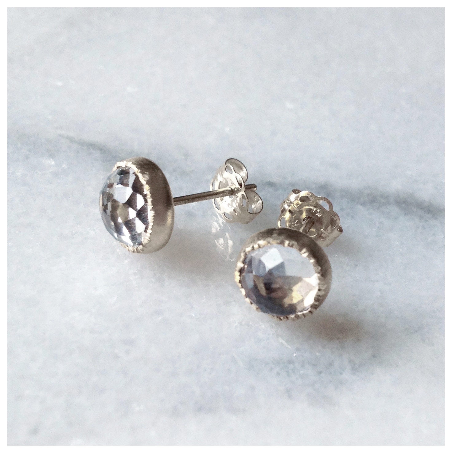 Large Sorcha Studs - Silver